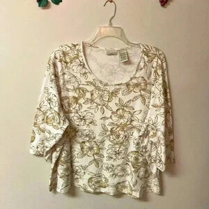 White Stag Women Pull over‎ Blouse Size 26W/28W